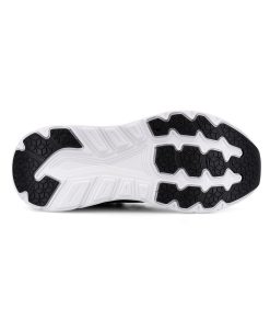 Octane är en svart/vit komfortabel och luftig sneaker med en stickad ovandel av hög kvalitet som ger både flexibilitet och en skön passform. Bilden visar sulan.