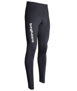 Base Tights är enklare svarta tights fär män som passar till alla typer av träningsaktiviteter. Bild visad  snett framifrån.