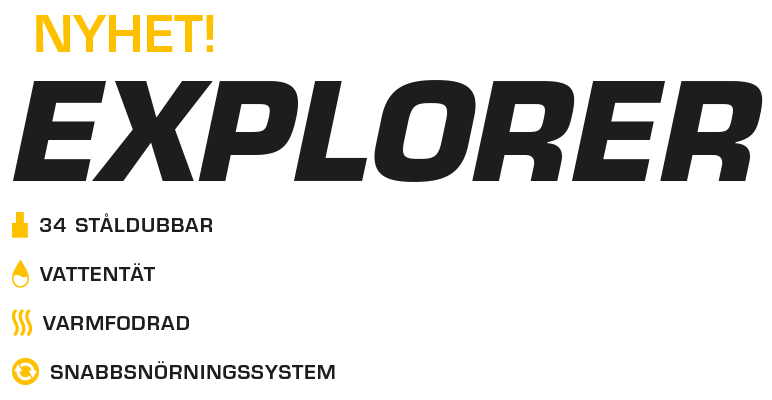 Explorer dubbad varmfodrad vintersko