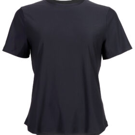Svart Bagheera t-shirt för dam. Tröjan visas framifrån i en studio mot en vit bakgrund.