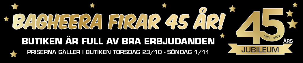 Bagheera firar 45 år som vaurmärke.